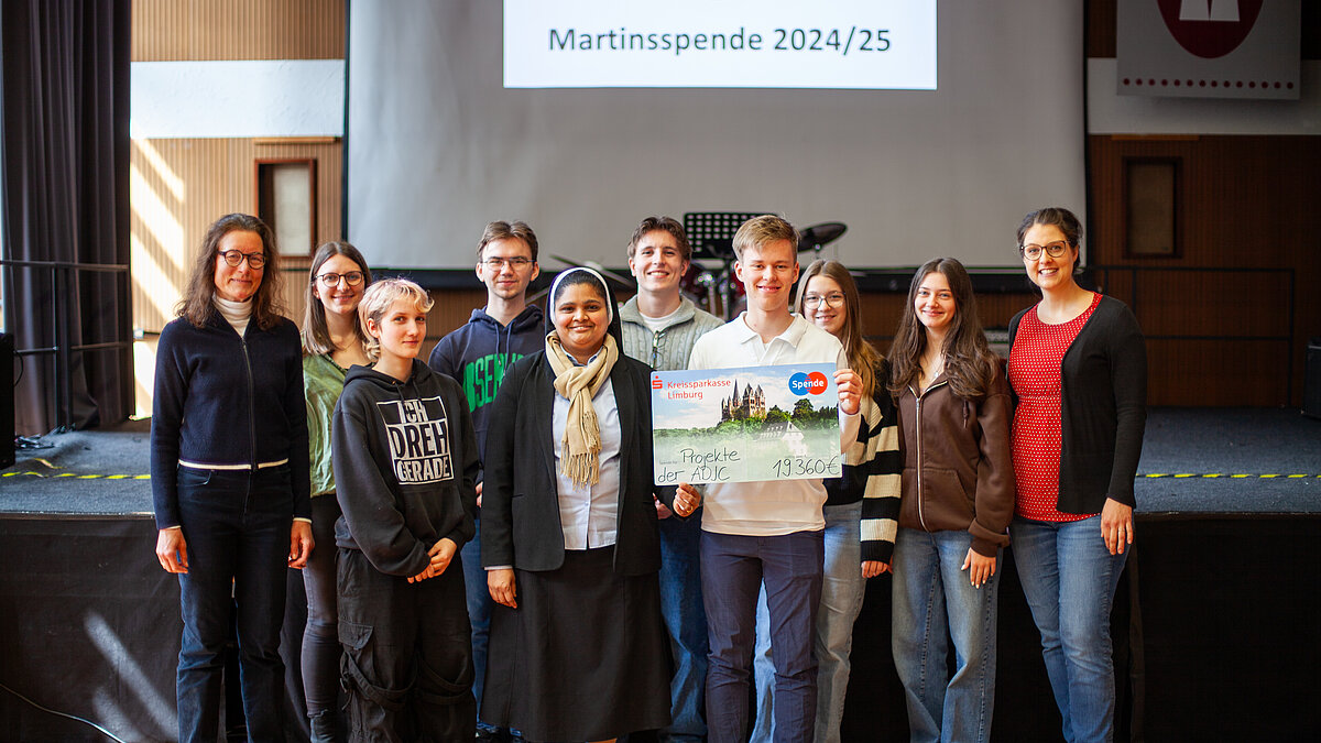 Martinsspende der Marienschule Limburg